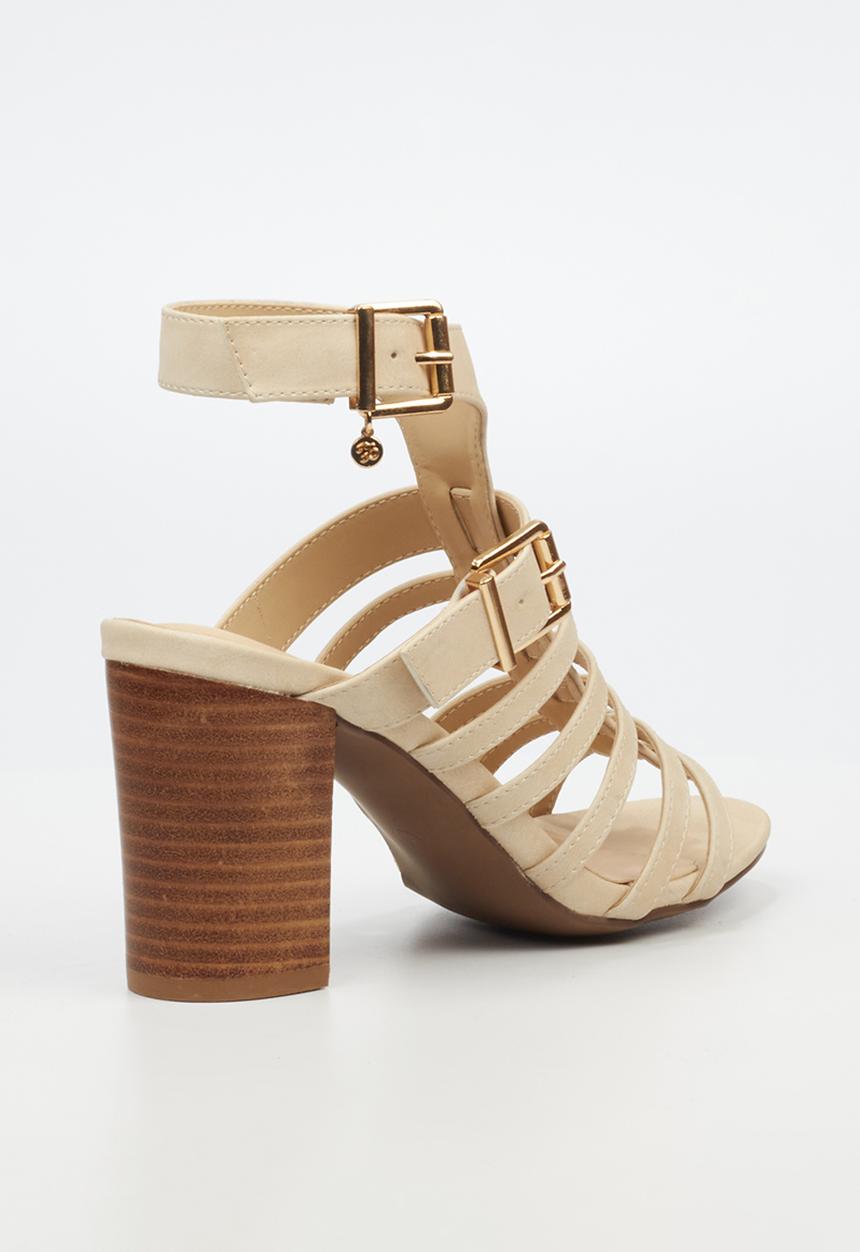 Miss Black - Hazel 1 block heel - beige