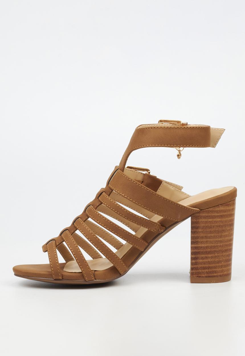Miss Black - Hazel 1 block heel - brown