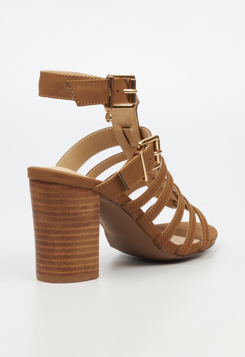 Miss Black - Hazel 1 block heel - brown