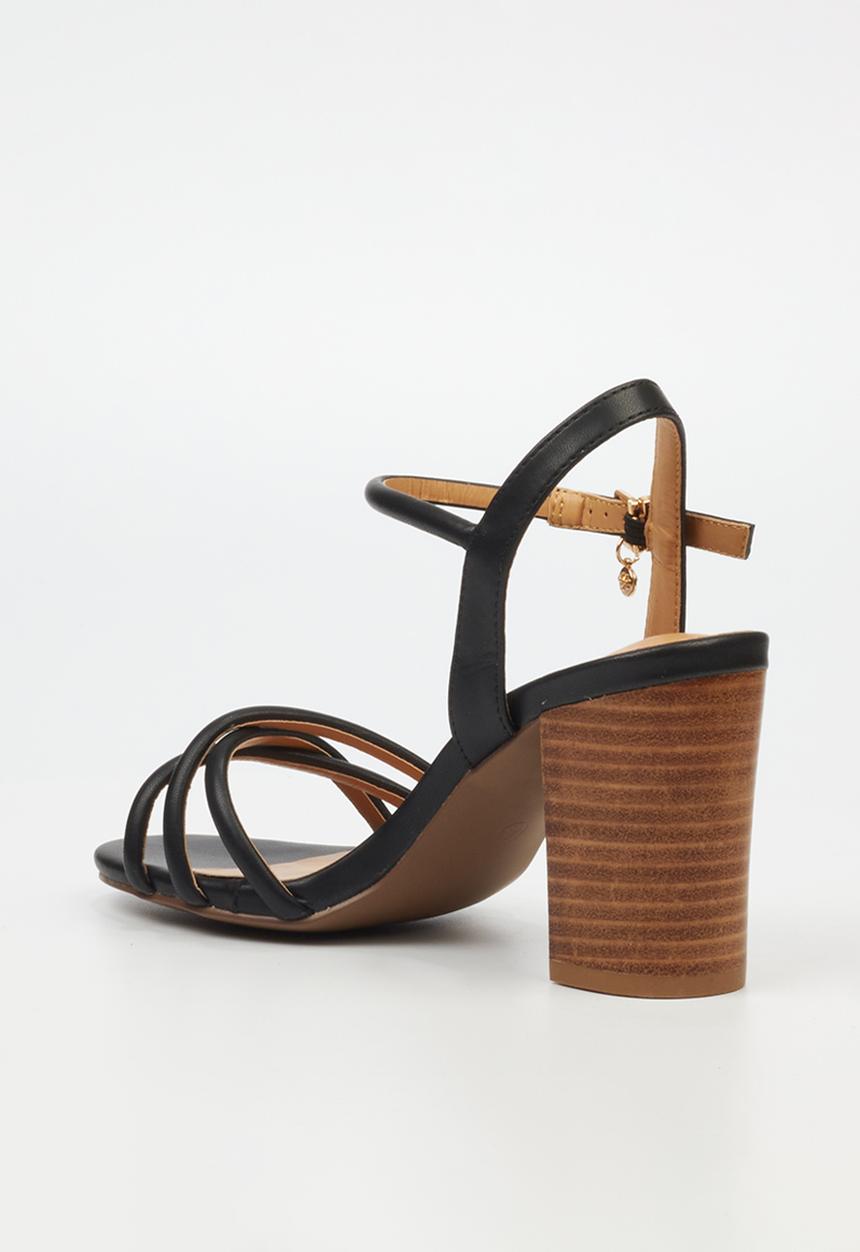 Miss Black - Hazel 2 block heel - black