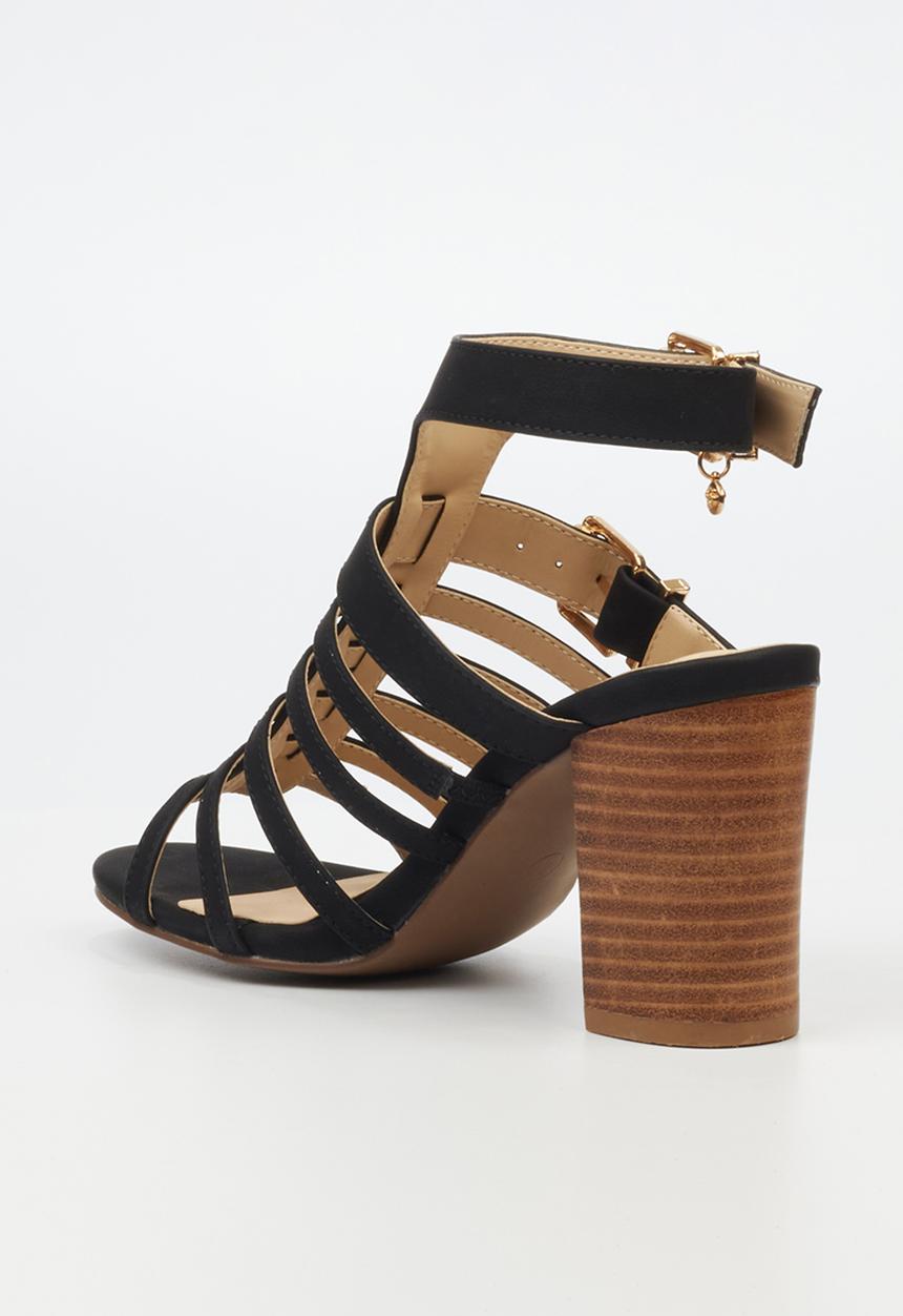 Miss Black - Hazel 1 block heel - black