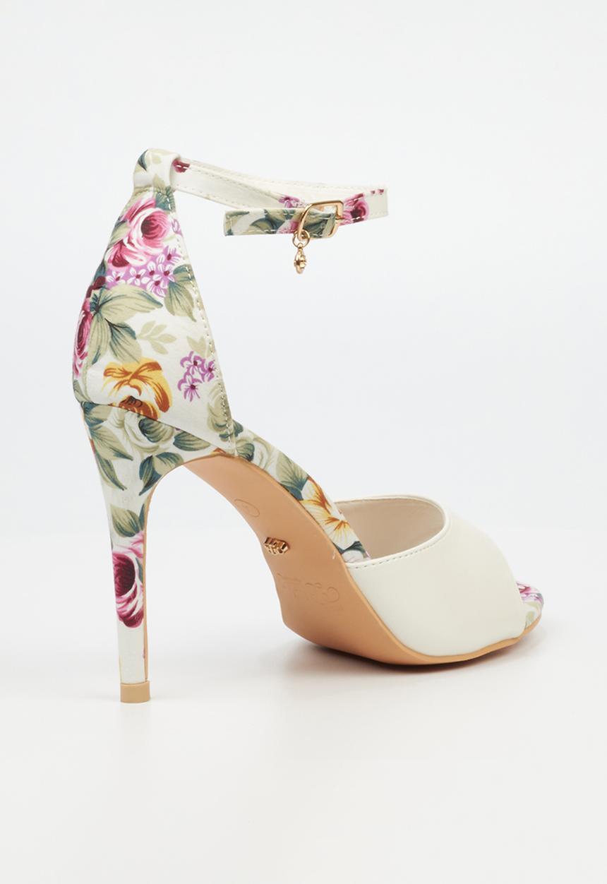 Miss Black - Jazz 25 ankle strap - white