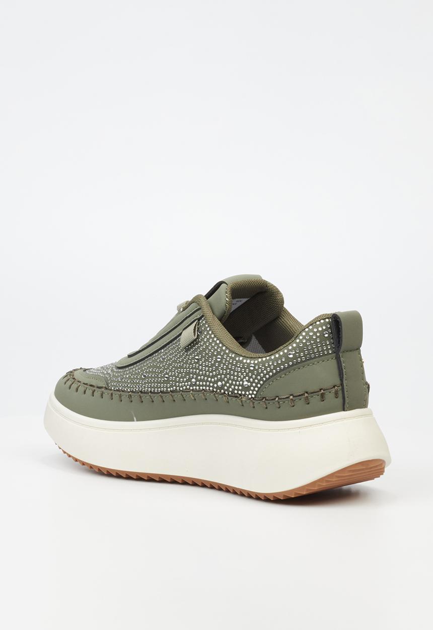 Miss Black - Kimberly 1 platform sneaker - khaki