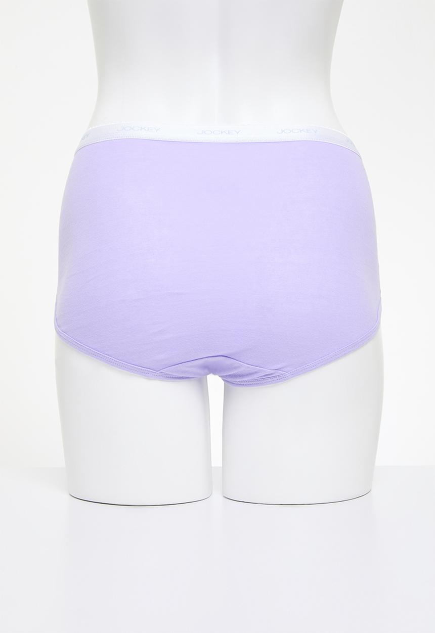 Jockey - 3 Pack plain full brief- Glacial Blue/Light Lilac/Digital Lavender