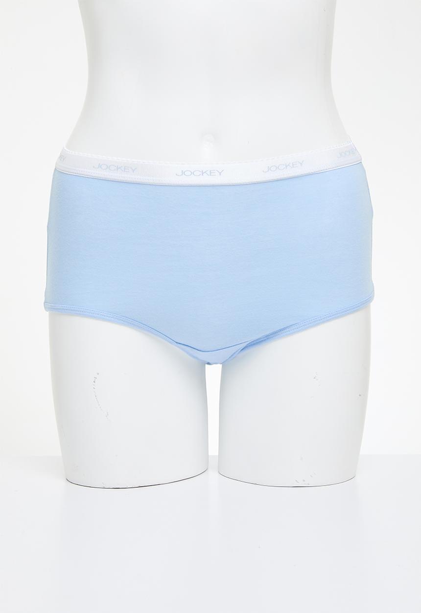 Jockey - 3 Pack plain full brief- Glacial Blue/Light Lilac/Digital Lavender
