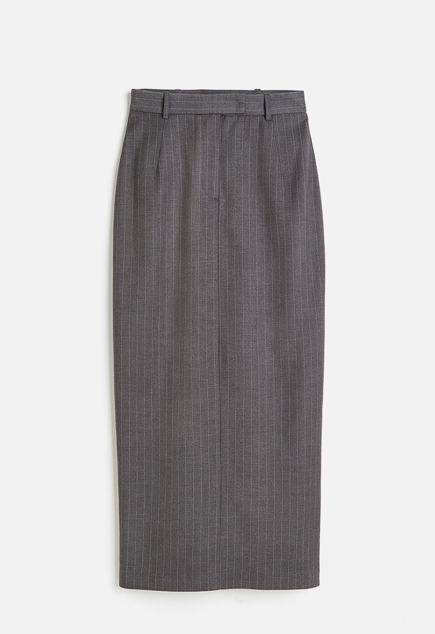 H&M - Twill pencil skirt - grey