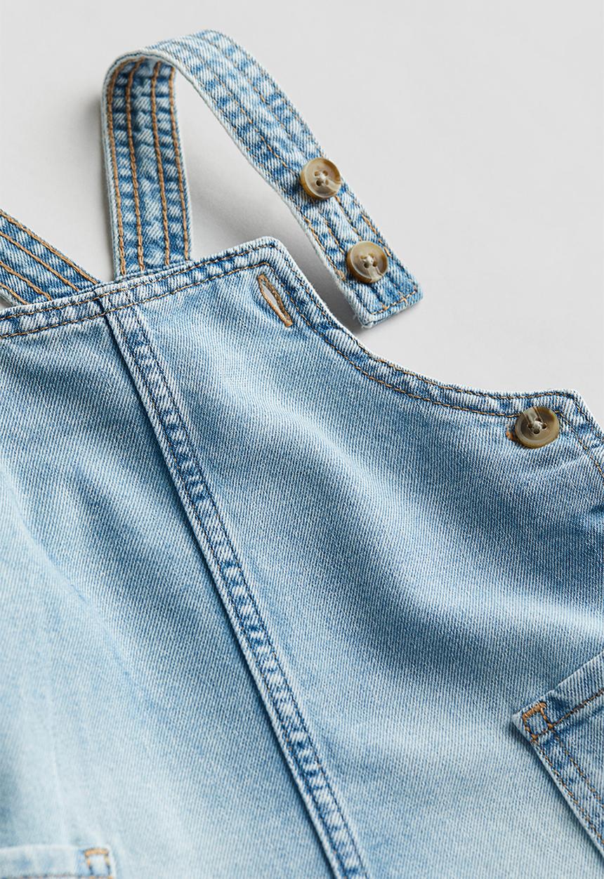 H&M - 2-Piece cotton set - denim blue & cream