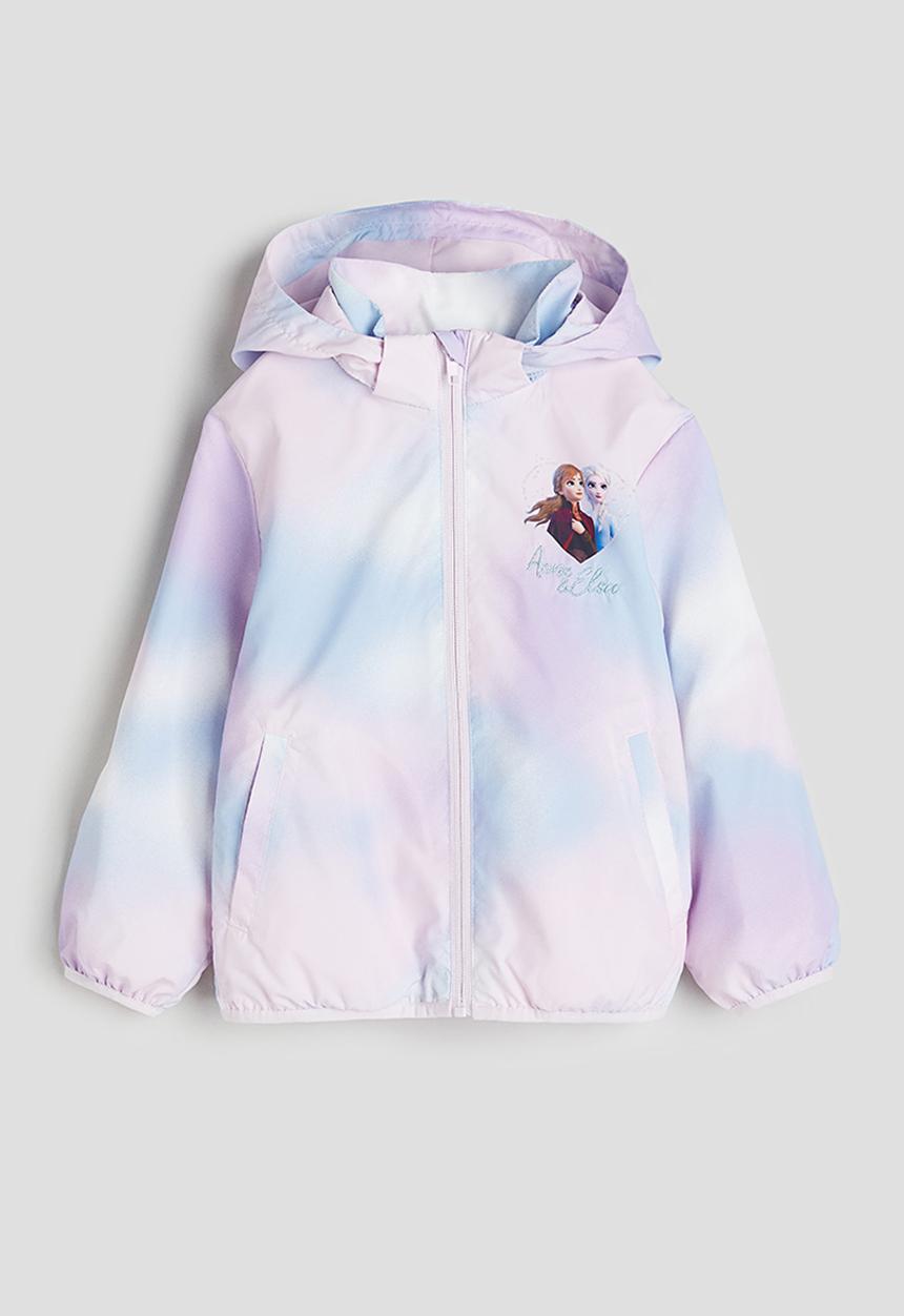 H&M - Printed windbreaker - light pink & frozen