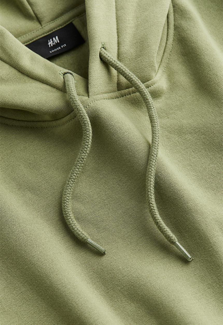 H&M - Loose fit hoodie - green