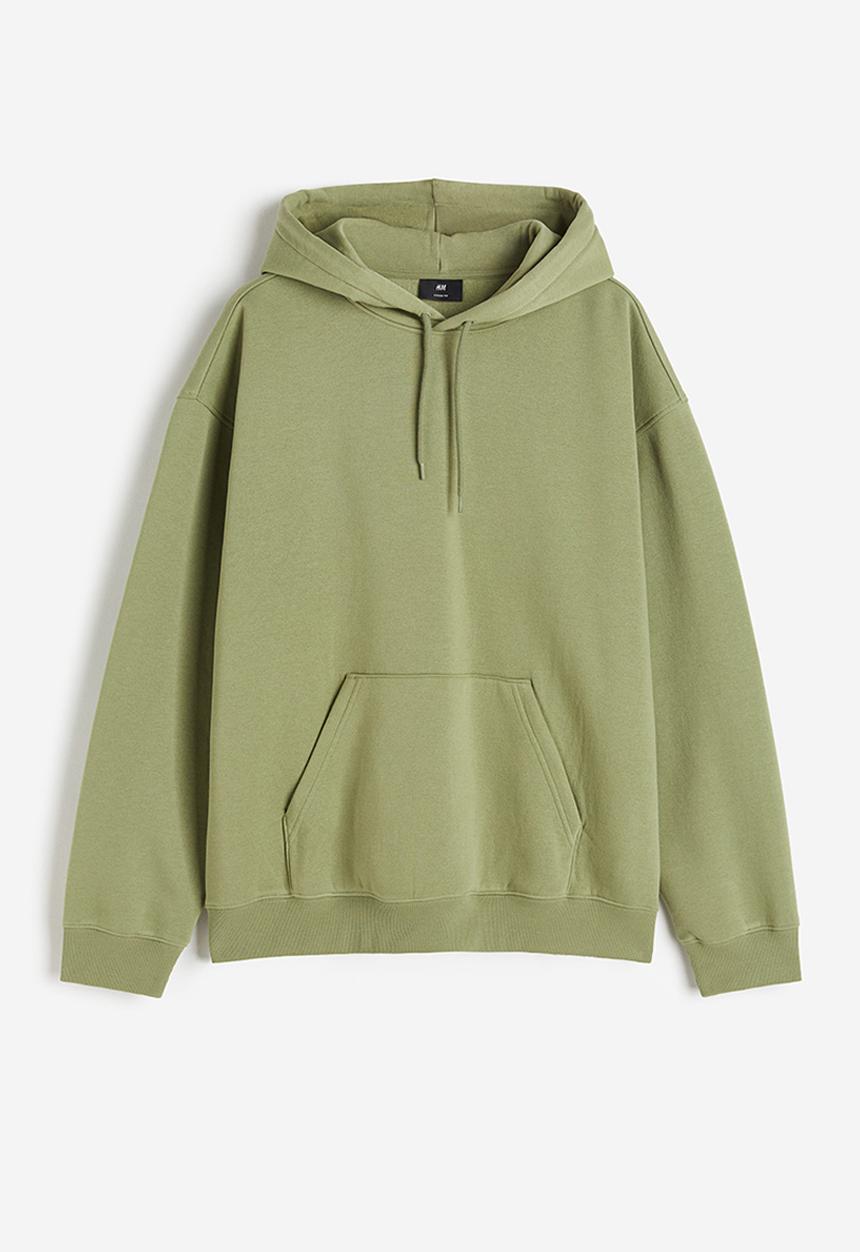 H&M - Loose fit hoodie - green