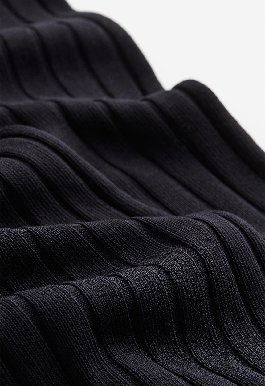 H&M - Rib-knit trousers - dark grey