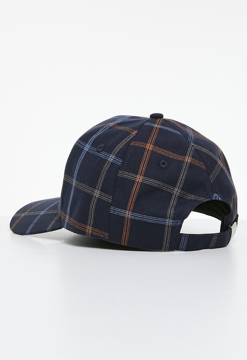 Pringle of Scotland - Pringle Henry Peak Cap - Navy