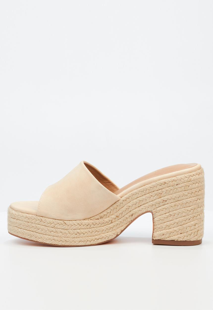 Miss Black - Bonnet 2 espadrille - bone