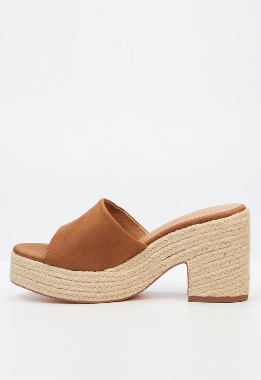 Miss Black - Bonnet 2 espadrille - tan