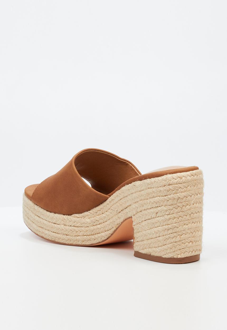 Miss Black - Bonnet 2 espadrille - tan