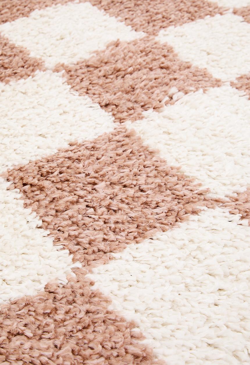 Fotakis - Shaggy checkered Rug - rust
