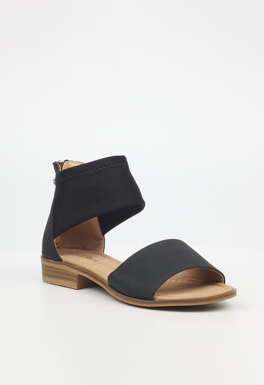Miss Black - Micah 6 ankle strap - black