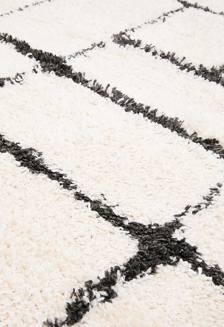 Fotakis - Shaggy Rug Linear - Black