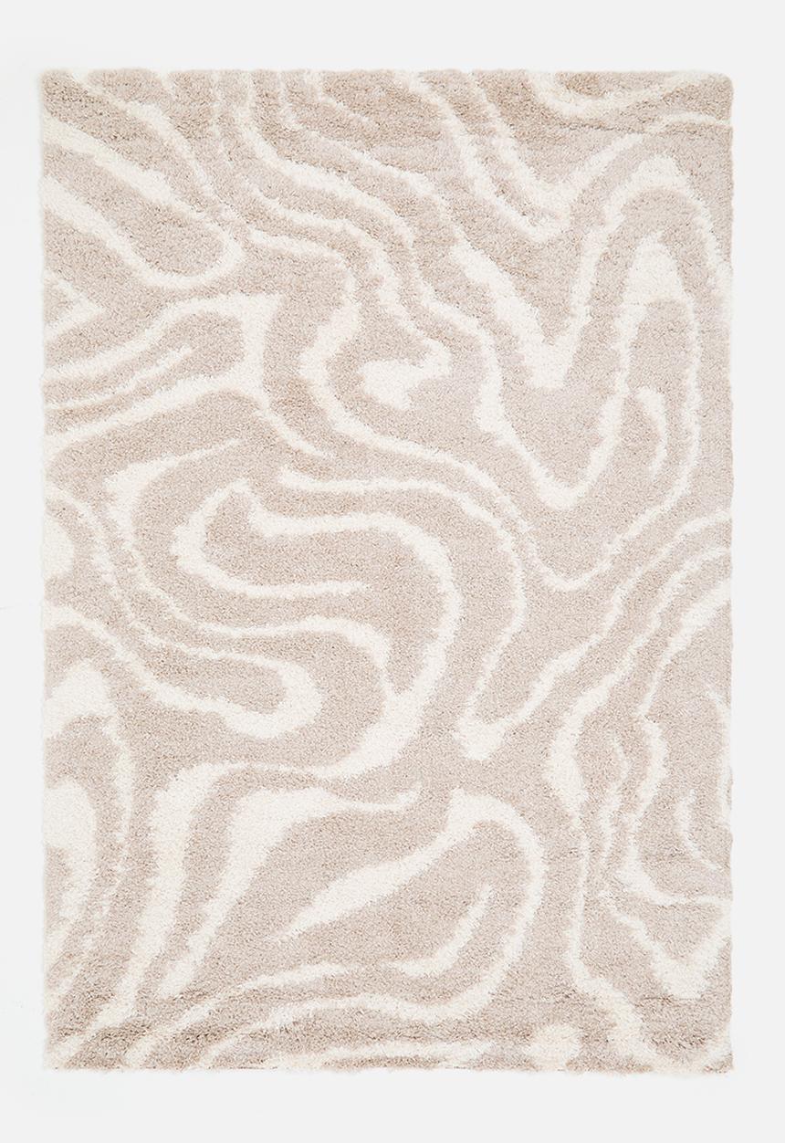 Fotakis - Shaggy contour rug - natural