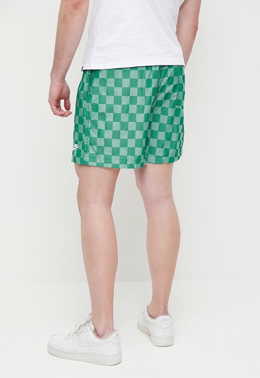 Nike - Nike Club Flow Shorts checkers - malachite & white