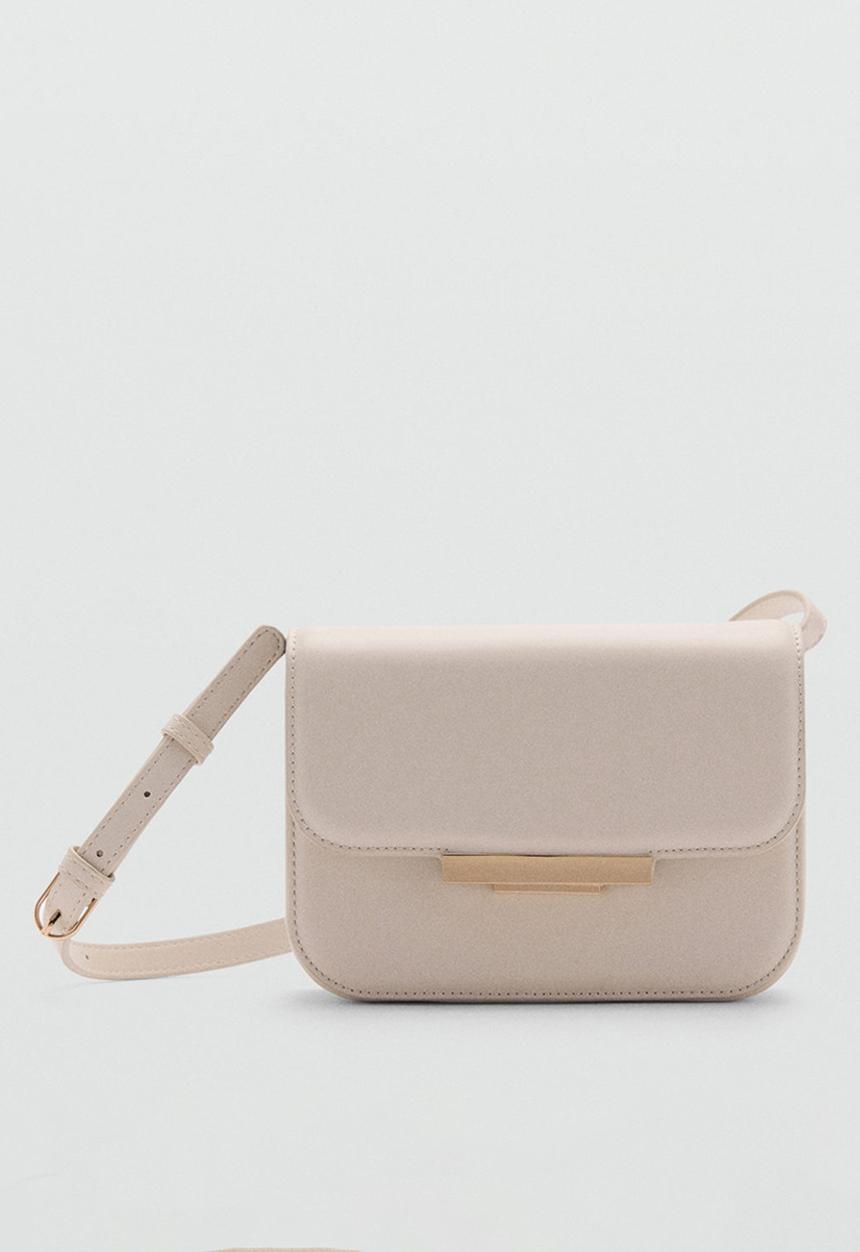MANGO - Bag amber - natural