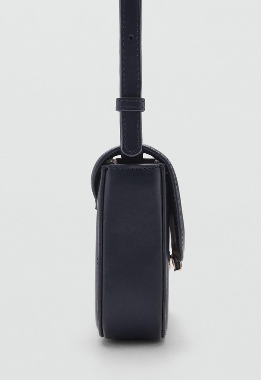 MANGO - Bag amber - navy