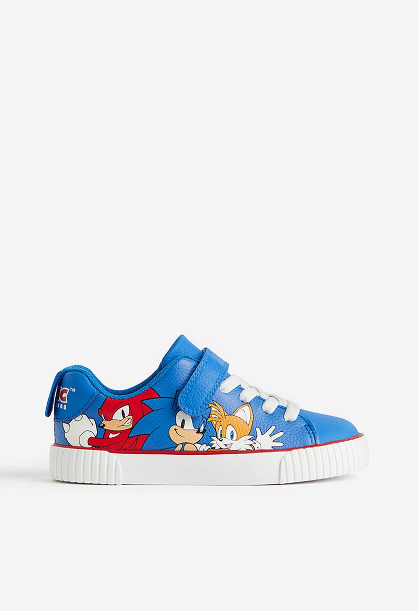 H&M - Printed trainers - bright blue sonic the hedgehog