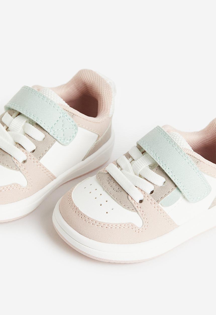 H&M - Trainers - light dusty pink light green