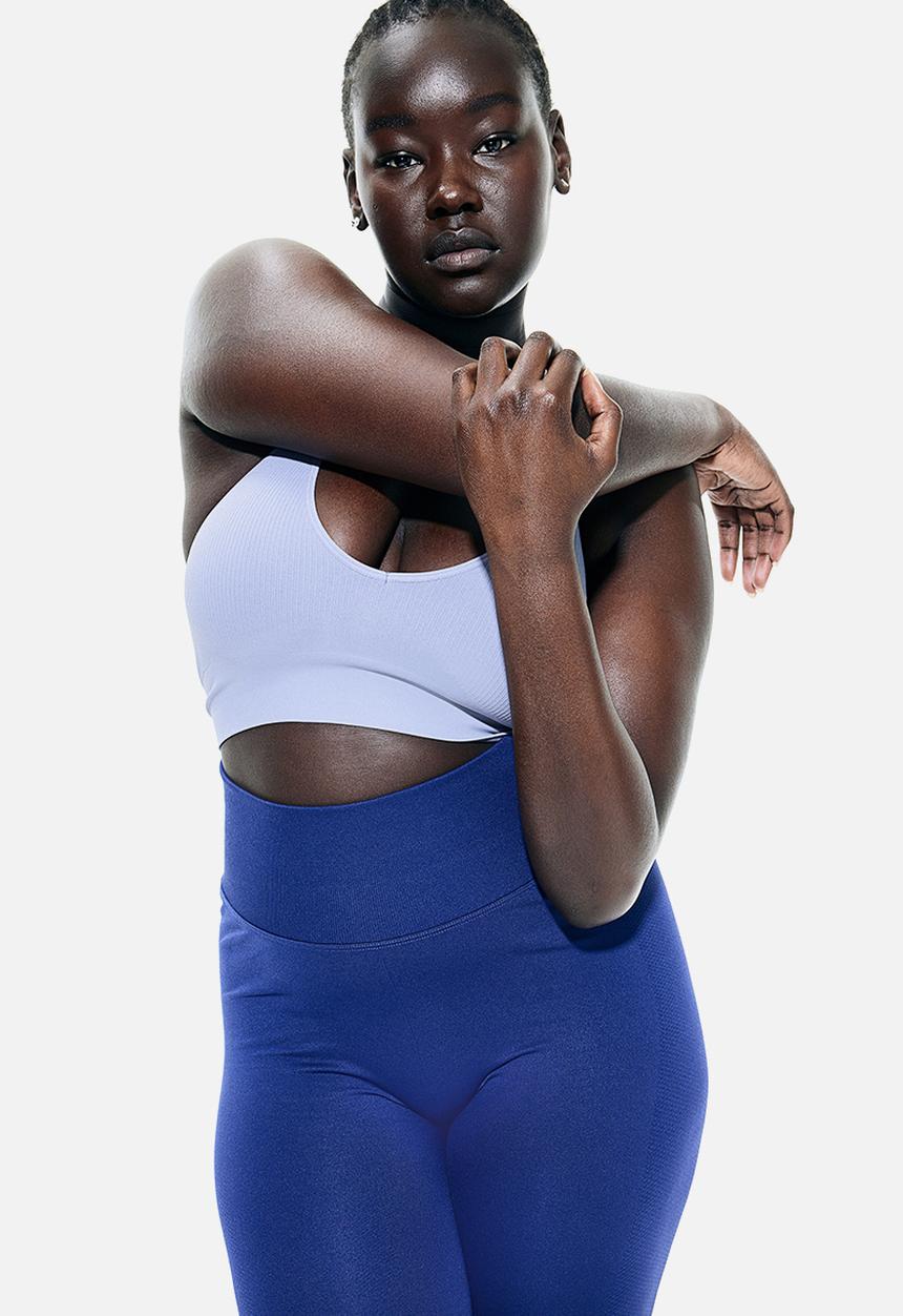 H&M - Drymove™ medium support sports bra - dusty purple