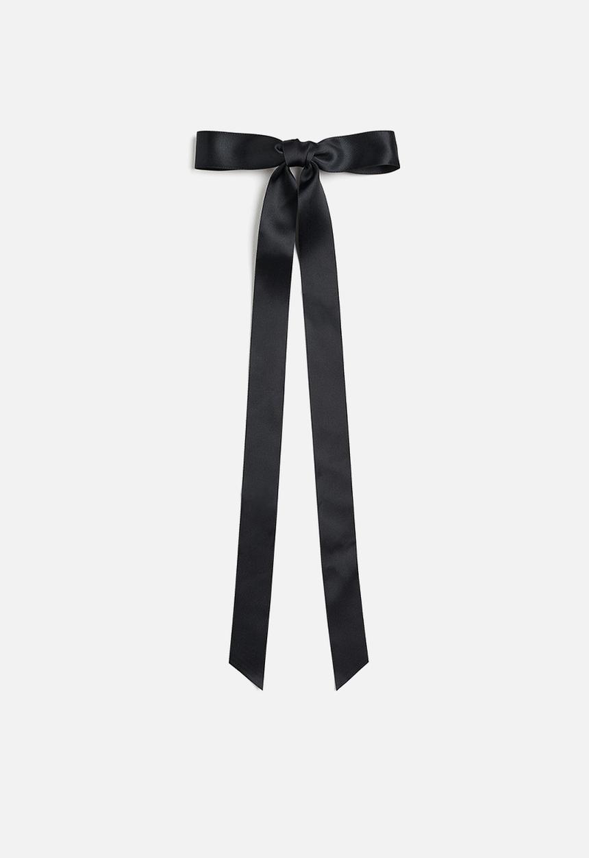 H&M - Bow-decorated hair clip - black