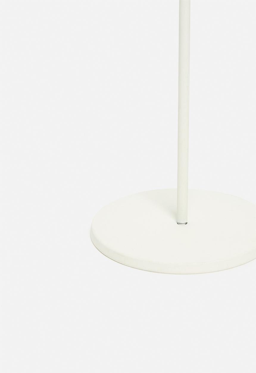 H&S - Alu Candle Holder - White