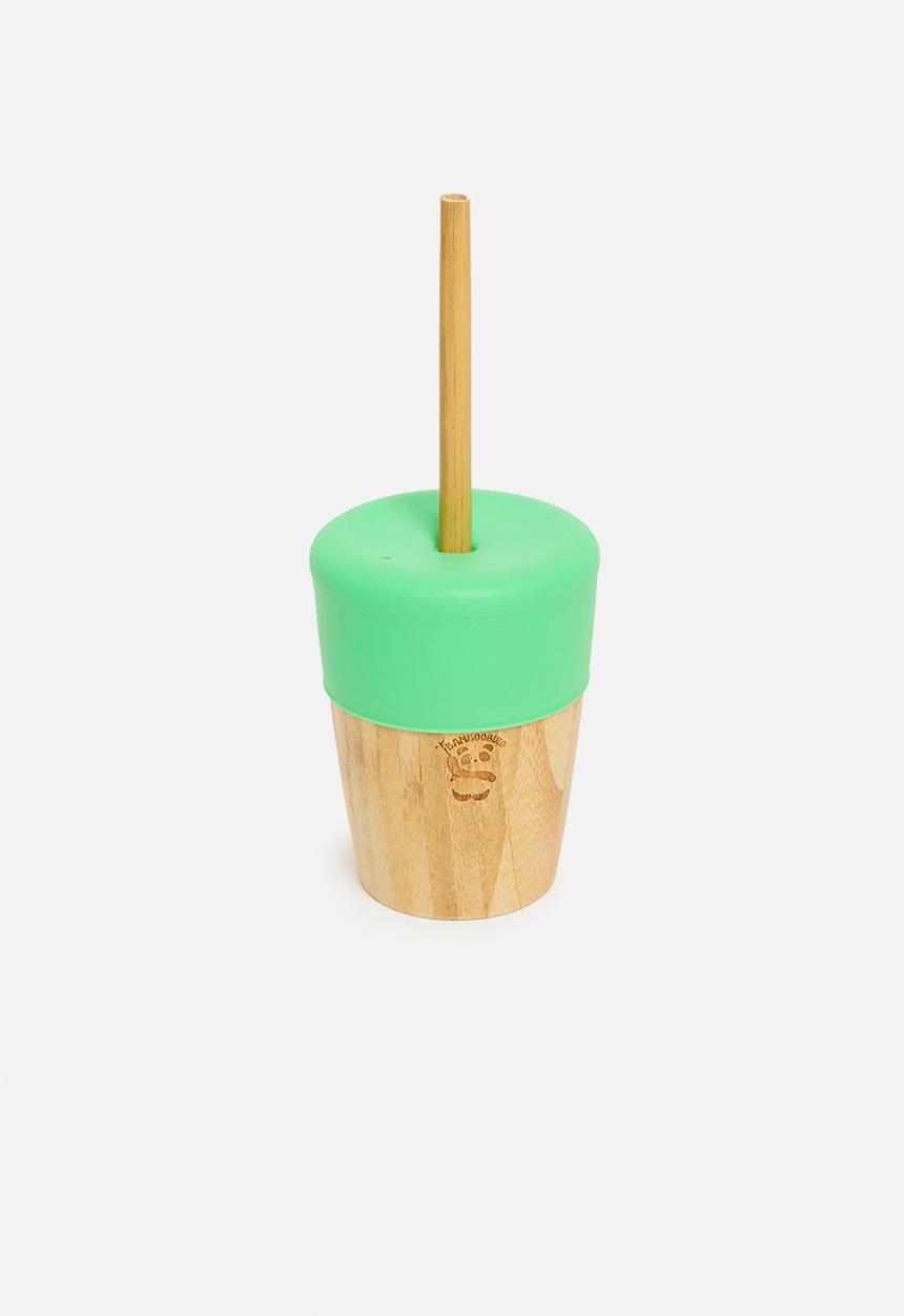 Nicolson Russell - Bamboobino Cup with straw - green