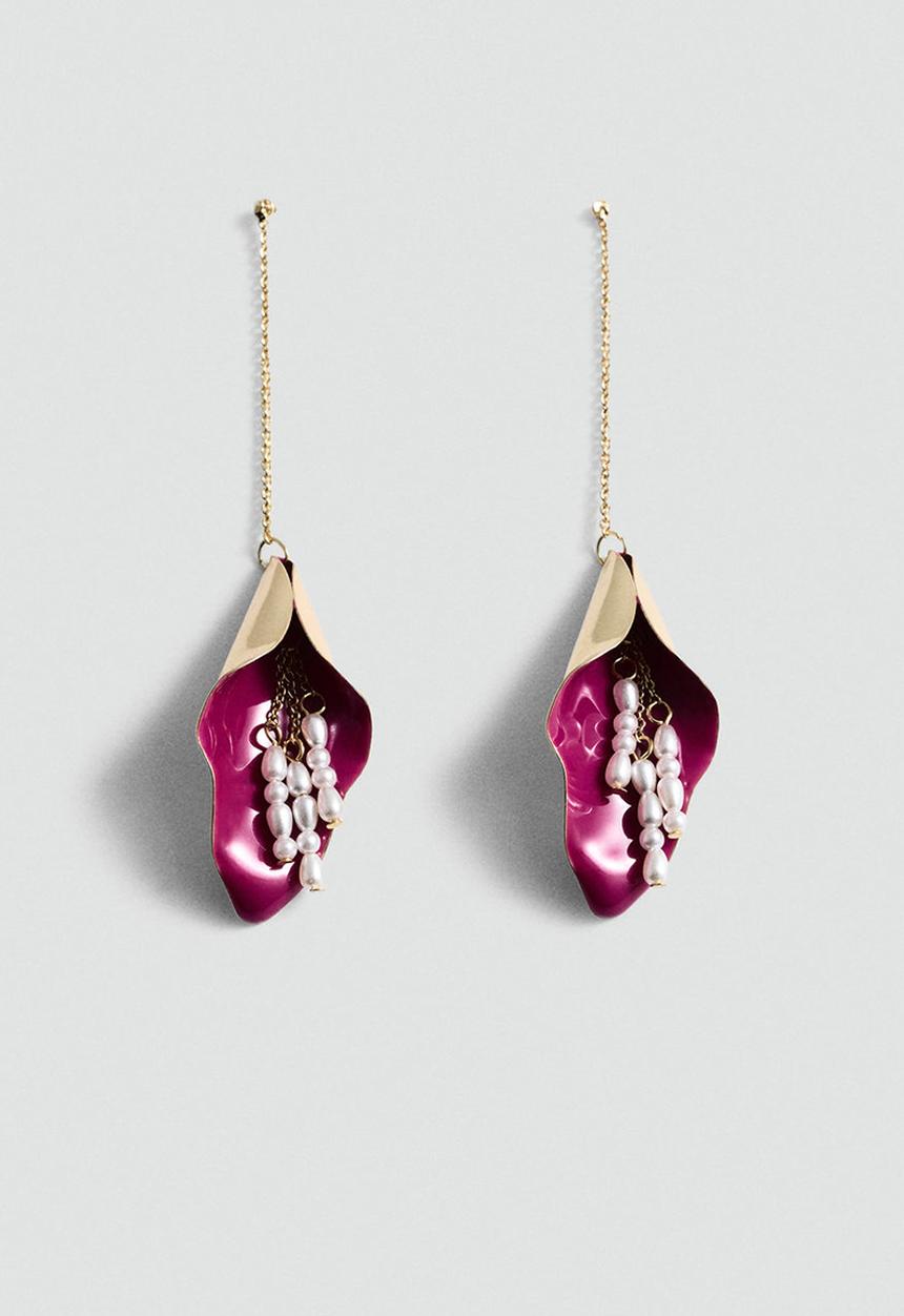 MANGO - Earrings jim - pink