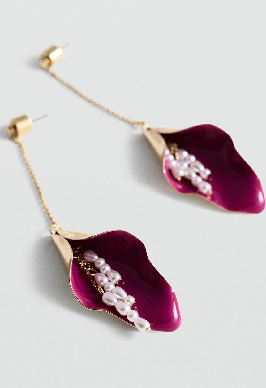 MANGO - Earrings jim - pink