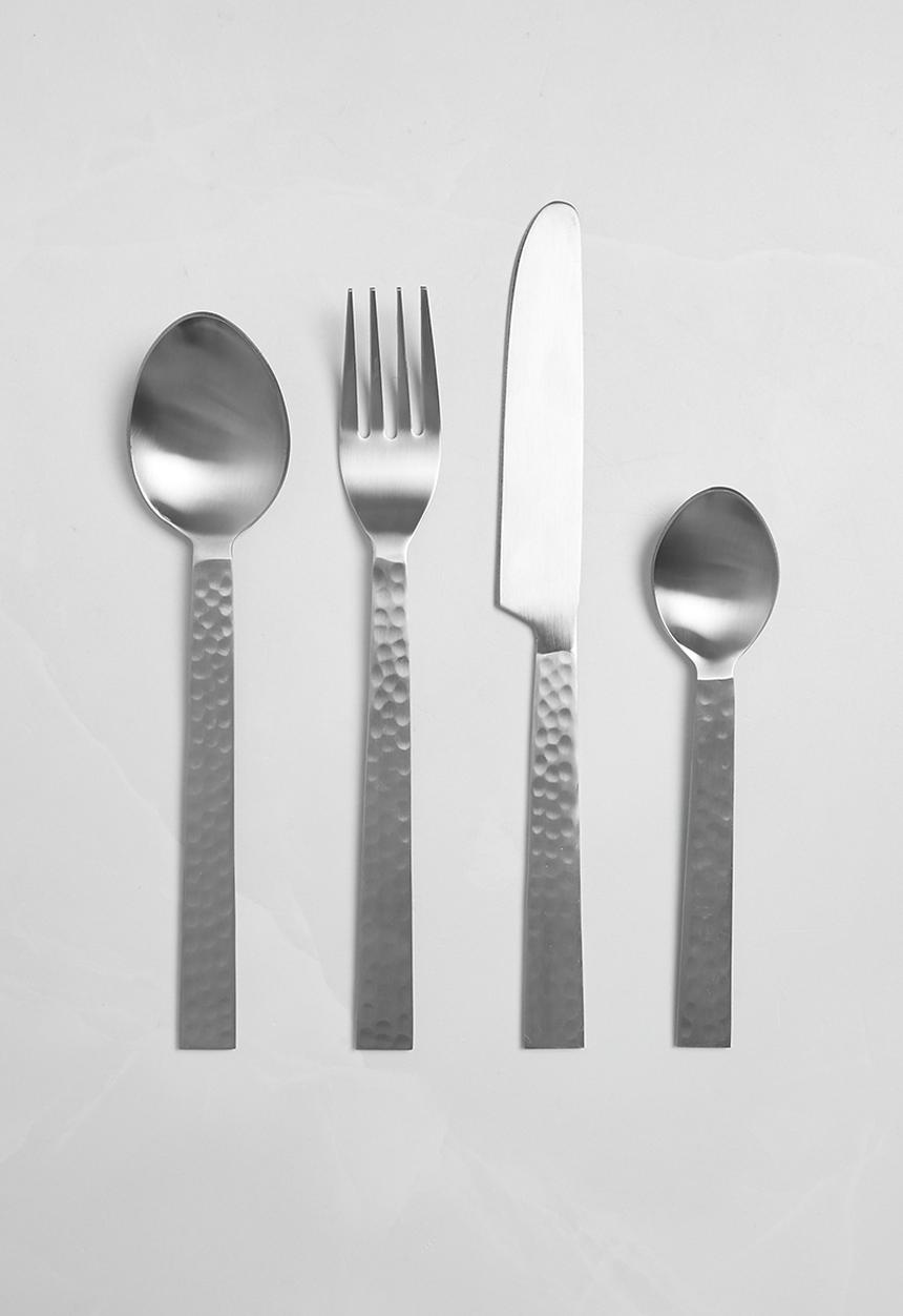 Sixth Floor - Seca Cutlery set of 4 - Silver