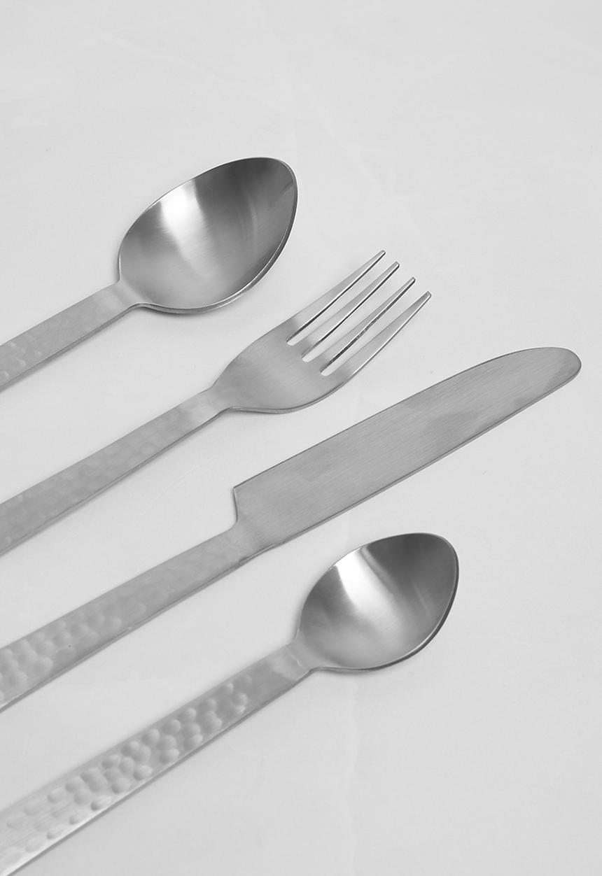 Sixth Floor - Seca Cutlery set of 4 - Silver