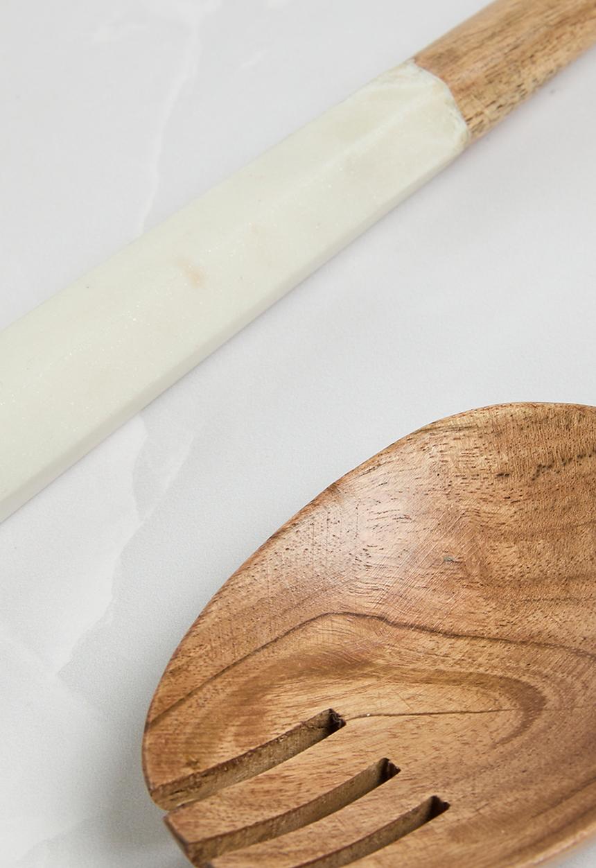 Sixth Floor - Raj Serving Spoons set of 2 - Natural