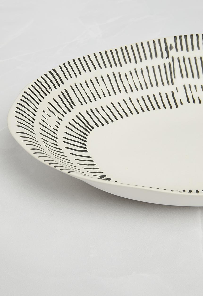 Sixth Floor - Earthenware bowl - black