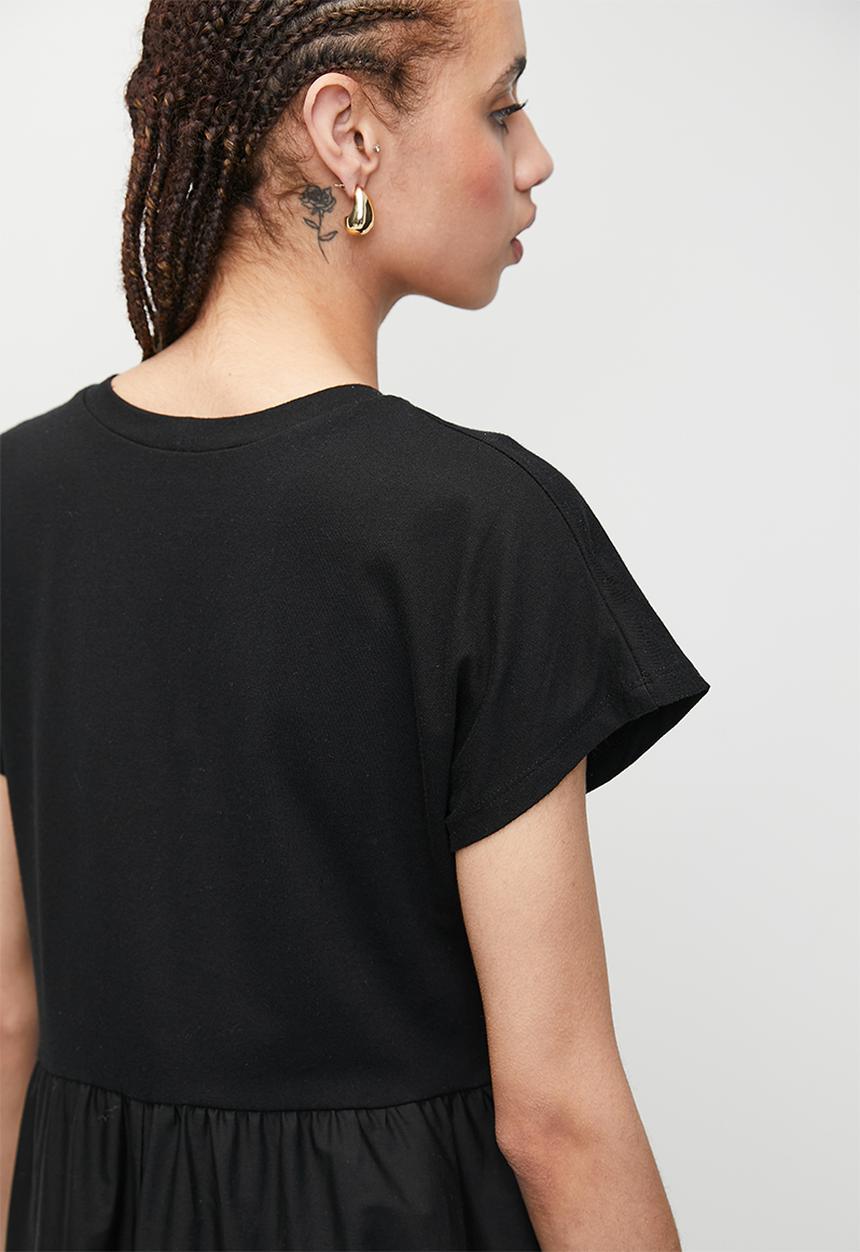 Superbalist - Combo fit & flare midi dress - black