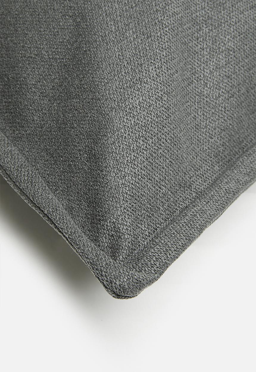 Sixth Floor - Elm linen cushion cover - charcoal