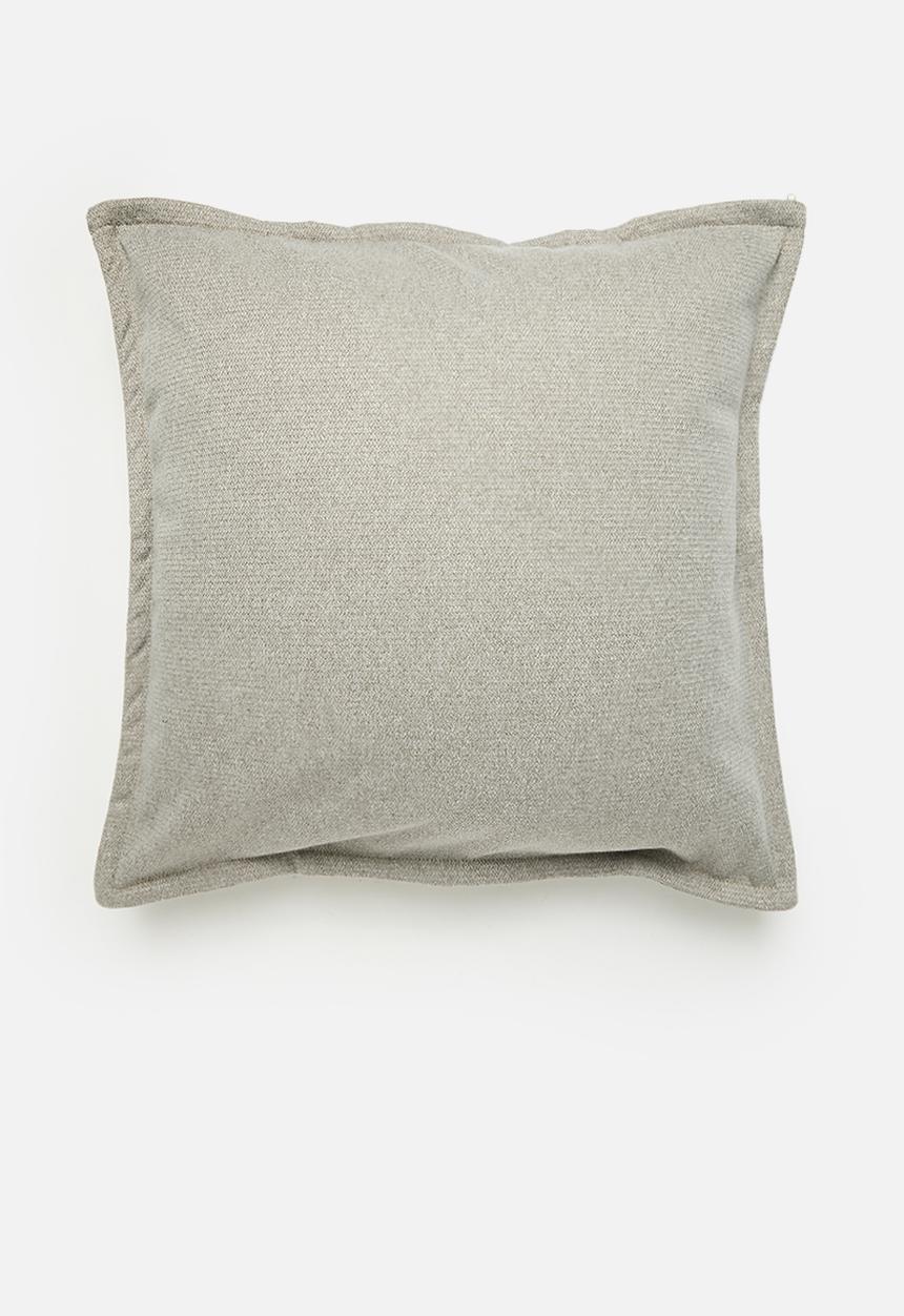 Sixth Floor - Elm linen cushion cover - taupe