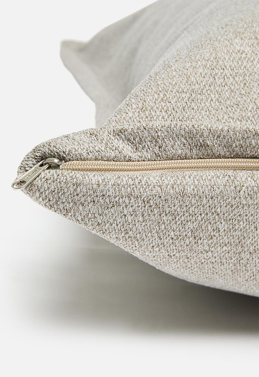 Sixth Floor - Elm linen cushion cover - taupe
