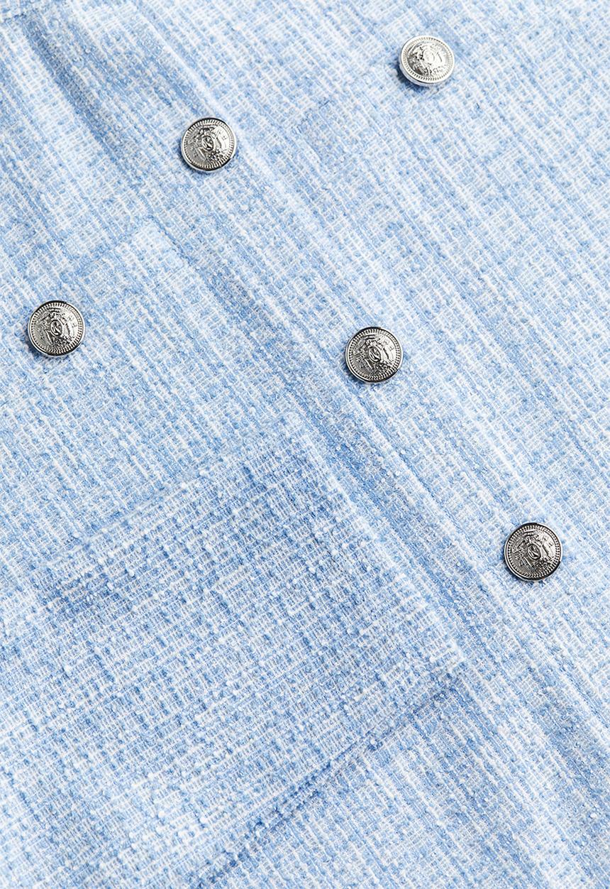H&M - Textured cardigan - light blue