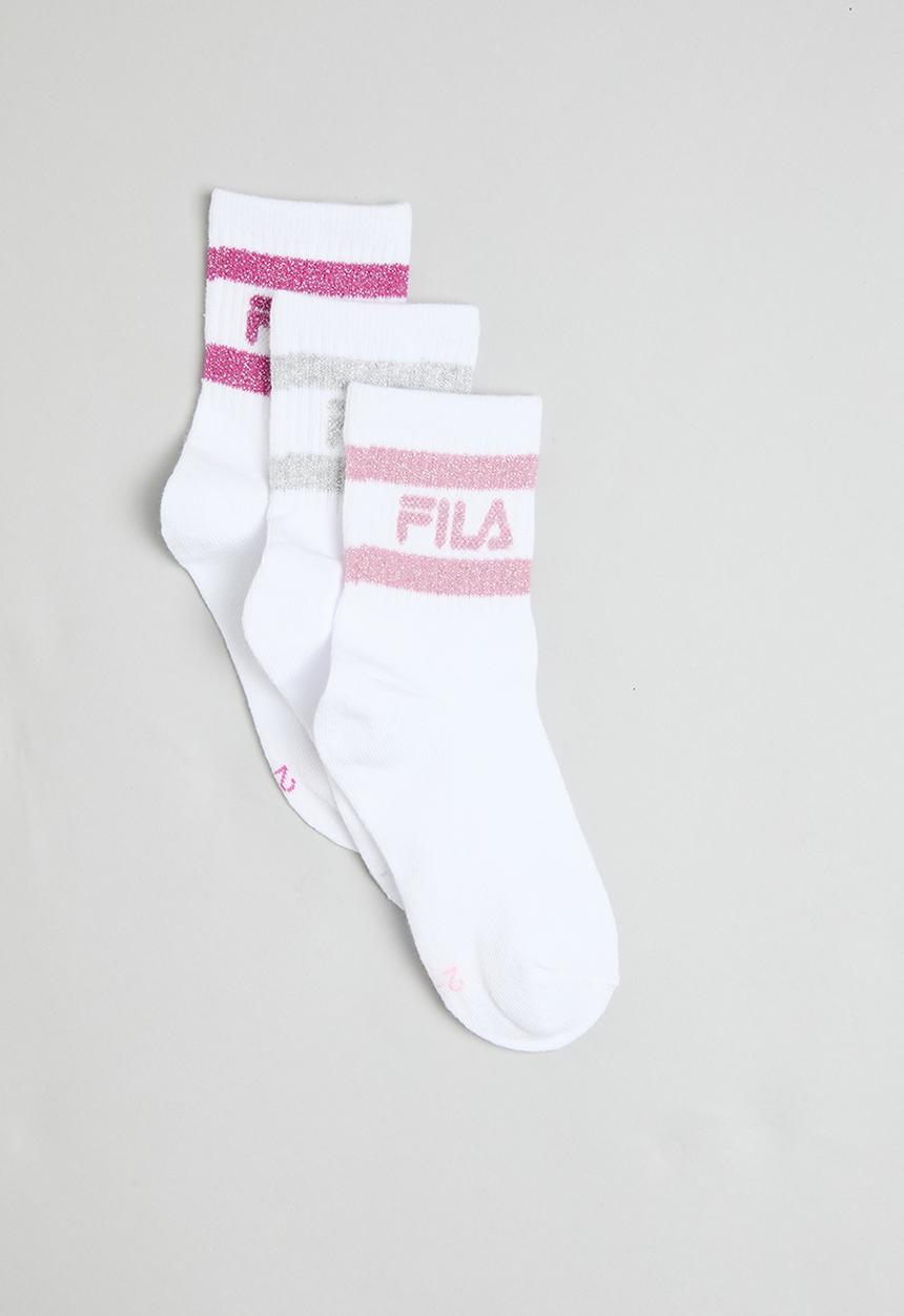 FILA - Darcy Three Quarter Sock-White