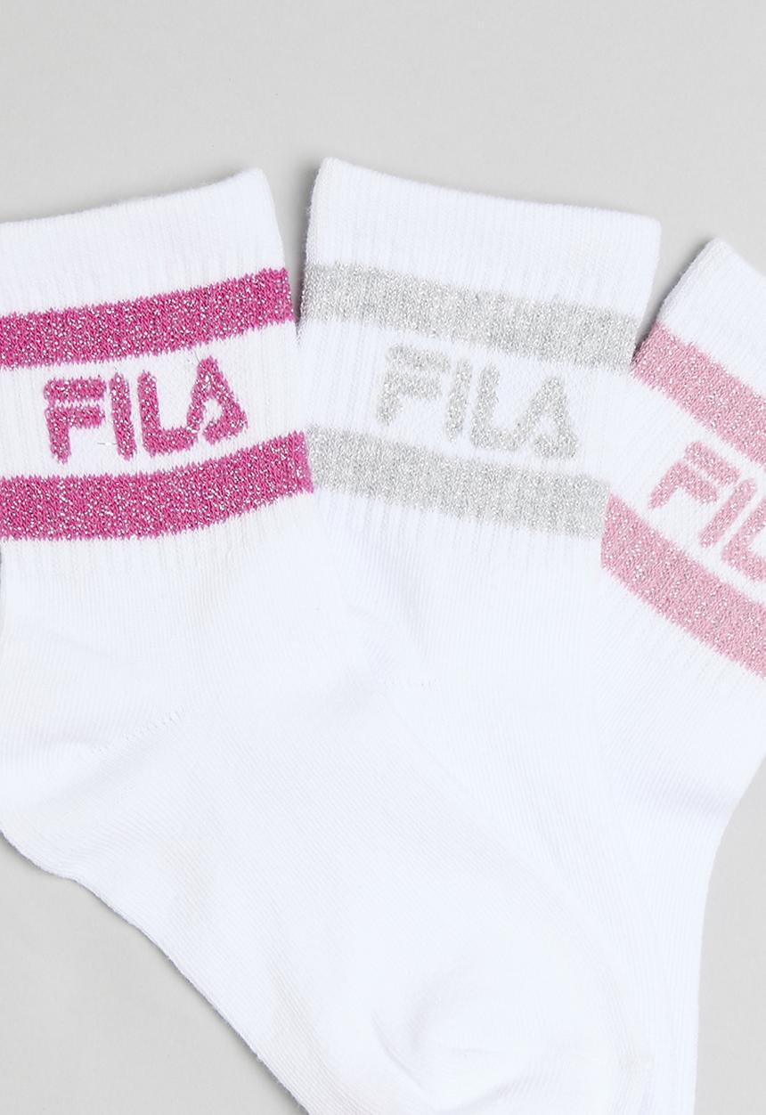 FILA - Darcy Three Quarter Sock-White