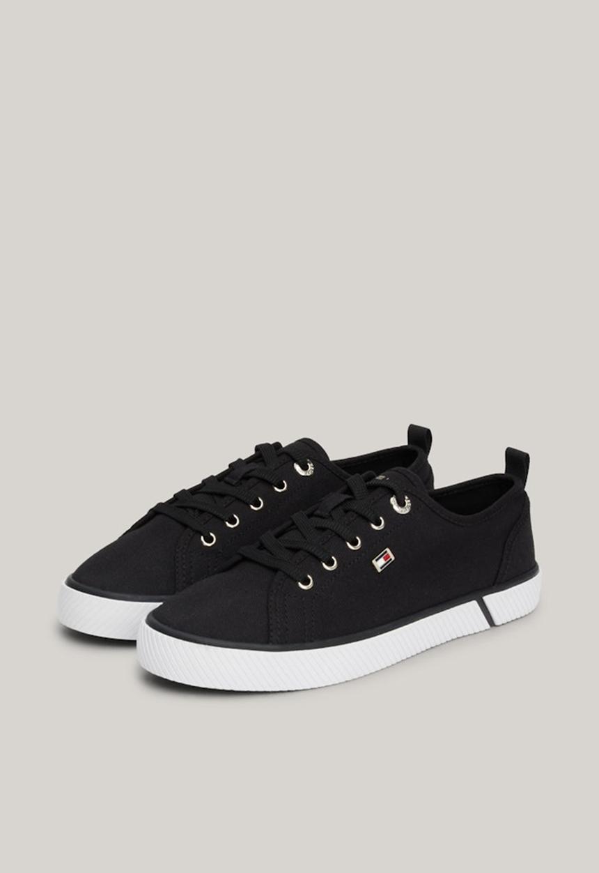 Tommy Hilfiger - Canvas sneaker - black