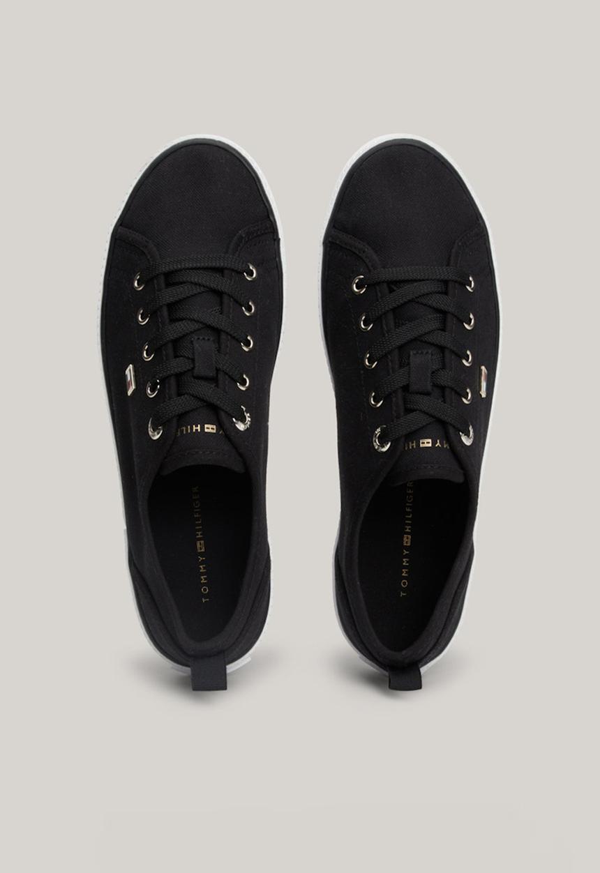 Tommy Hilfiger - Canvas sneaker - black