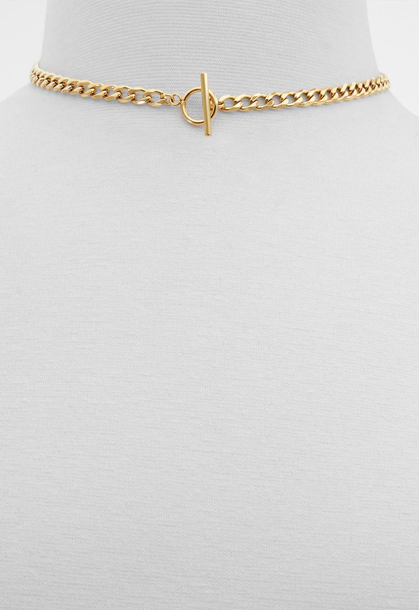 ALDO - Kiwa lry necklace - gold