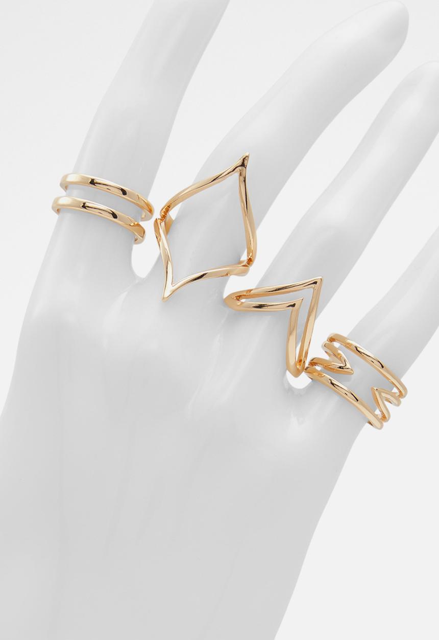 ALDO - Mazyy ring set - gold