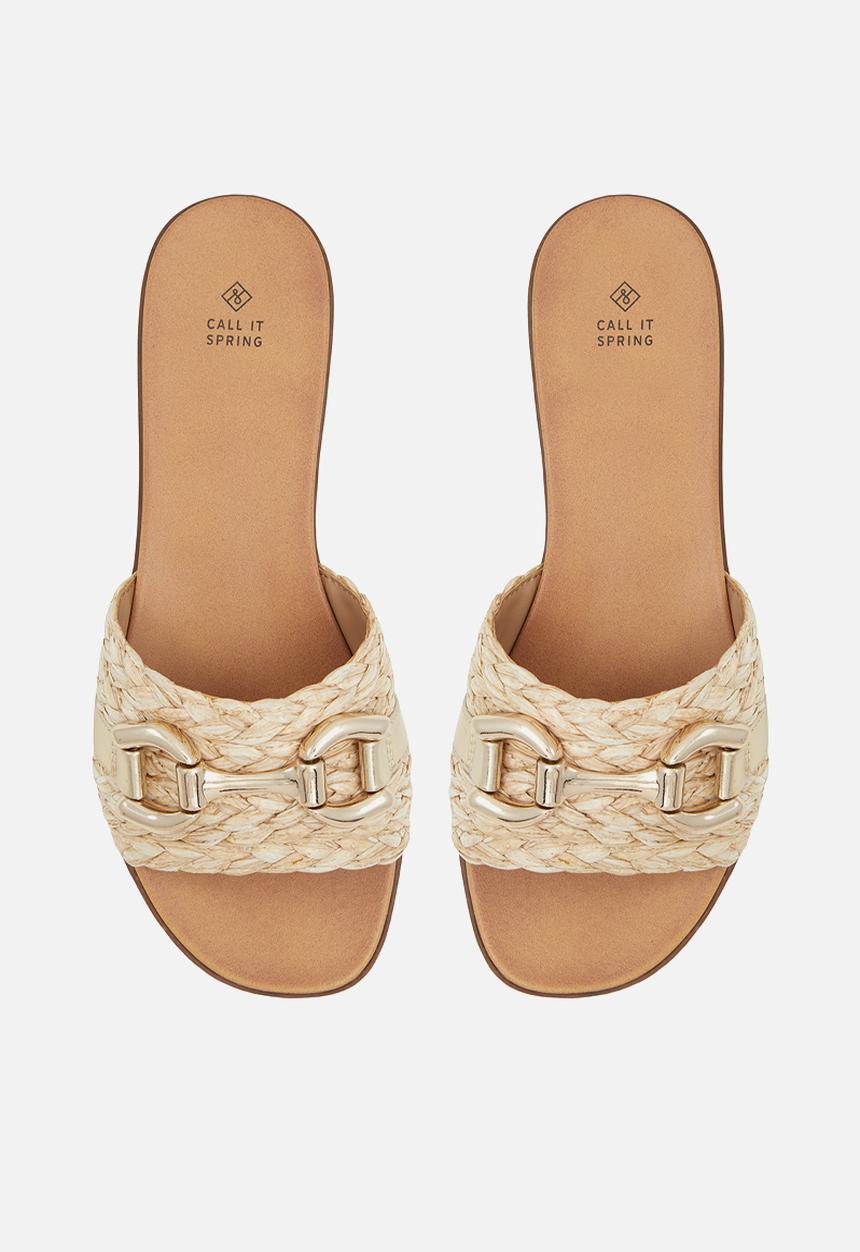 Call It Spring - Phoeniix slip-on sandal - natural